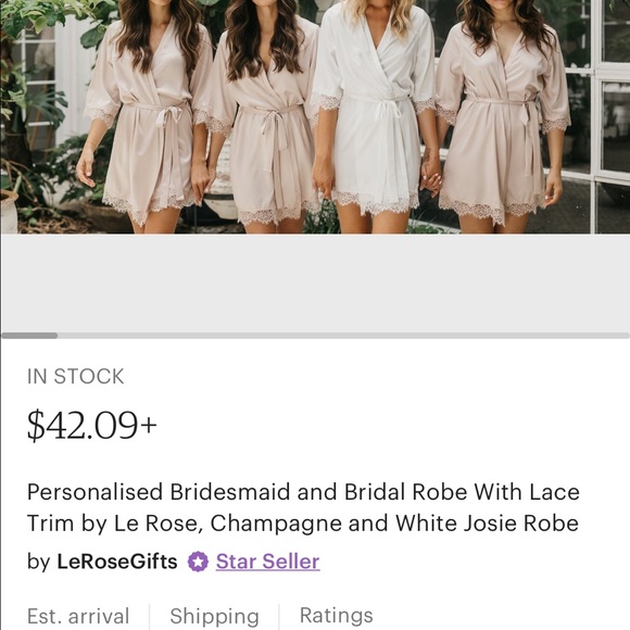 Satin Robe - Picture 3 of 4